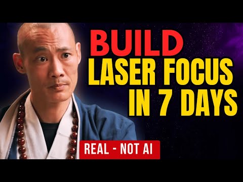 Build Laser Focus in 7 Days | Master Shi Heng Yi (REAL - NOT AI VOICE)