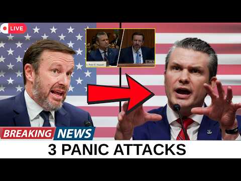 Chris Murphy QUESTIONS Hegseth Mental Fitness — 3 Panic Attacks 23 Second Silence Nuclear Authority