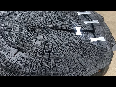 LIVE EDGE table.  EPIC FIRE  Table Build without EPOXY.