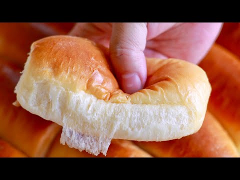 ♥️像羽毛一樣柔軟的牛奶麵包，好吃還簡單❗️記住這個食譜後再也不用買麵包了！【阿栗食譜148】
