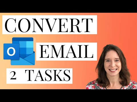 How to create tasks in Microsoft Outlook: #1 turn an email into a task