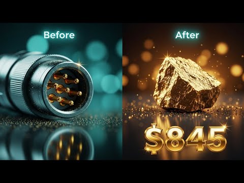 Stop throwing this away! It contains real Gold  