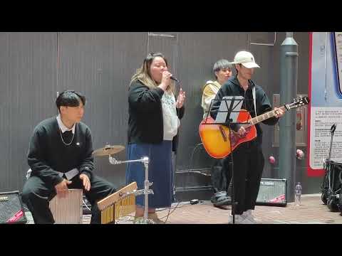 回憶半分鐘、不求月老、多遠都要在一起 (Cover) @旺角銀行中心E2Busking 2025.12.15