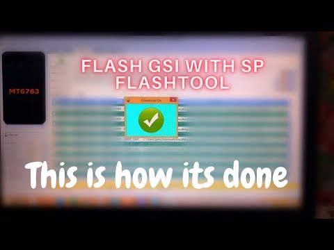 How to flash GSI on MTK devices using sp flashtool (Its way faster than fastboot)