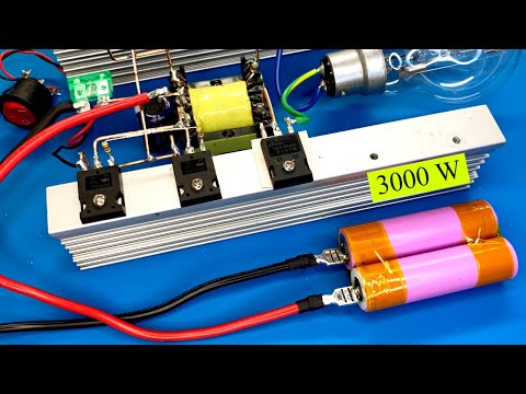how to make simple inverter 3000W , sine wave ,mosfet ,transformer