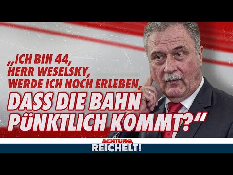 Ich bin 44, werde ich noch erleben, dass die Bahn pünktlich kommt? | Achtung, Reichelt! vom 16.06.24