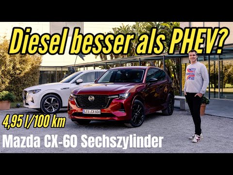 Mazda CX-60 e-Skyactiv D 200: Six-cylinder diesel with rear-wheel drive tested | Fuel consumption...