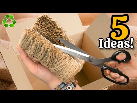 Transforming Cardboard & Jute Rope into TREASURES! 😍♻️ 5 GENIUS Recycling Ideas I Make & Sell