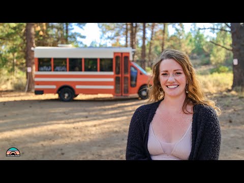 Her DIY School Bus Build - Quit Her Job to live Free