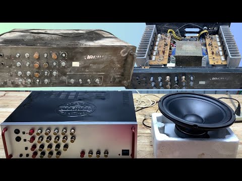 Effectively restore and repair the old JARGUAR  PA 900X Amplifier, believe it or not