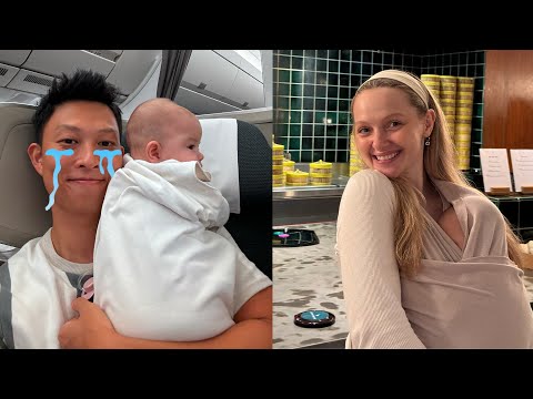 欲哭無淚? 新手爸媽初帶4個月大女兒坐18小時飛機….結果…