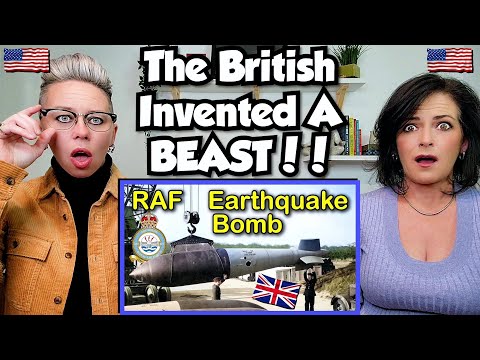American Couple Reacts: British Invention: Earthquake Bomb! BIGGEST Non-Nuclear Bomb Used By RAF WW2