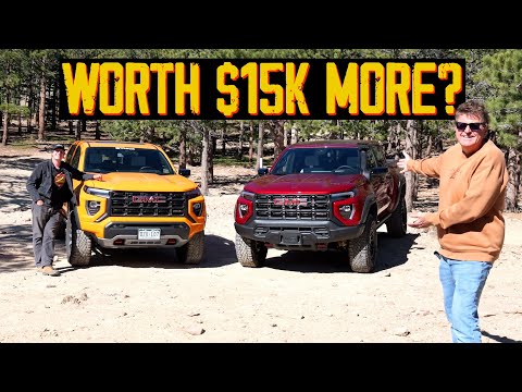 Canyon vs Canyon Off-Road: Is The GMC Canyon AT4X AEV $15K Better Than The Regular AT4X?