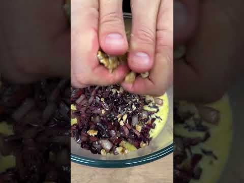 TORTA SALATA RADICCHIO e GORGONZOLA✨ #Shorts