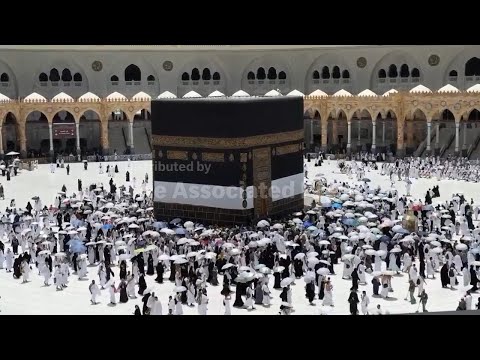 Muslims from around the world in Mecca for the Hajj, one of the Five Pillars of Islam