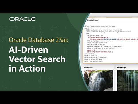 Vector Search in Oracle Database 23ai: Demo