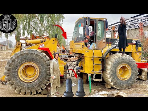 Caterpillar 966F Wheel Loader Center Pin Bushing Damage Amazing Repair Center Pin Bushes