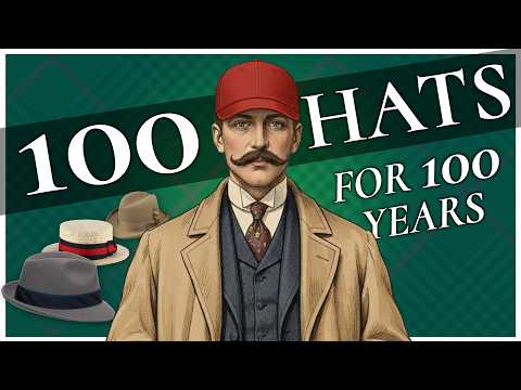 100 Gentleman's Hats Over 100 Years (1900 - 2000)
