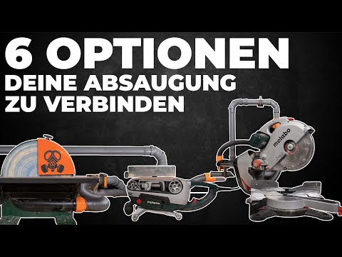 So schließt du deine Geräte an eine Absaugung an.