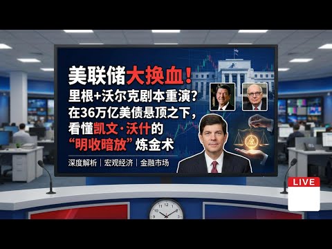【Boss说美国】美联储大换血!里根+沃尔克剧本重演?在36万亿美债悬顶之下,看懂凯文·沃什的“明收暗放”炼金术