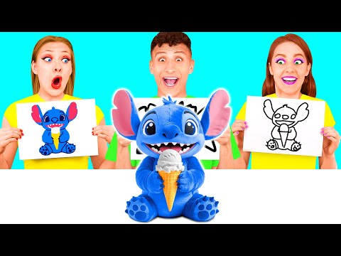 Who Draws it Better Take The Prize | Crazy Drawing Challenge by RaPaPa