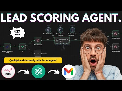 This AI Agent Qualifies and Scores Leads for me in Seconds built in N8N!