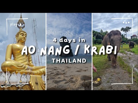 🌊🐚 4 Days In Ao Nang, Krabi, Thailand 🐘🌴