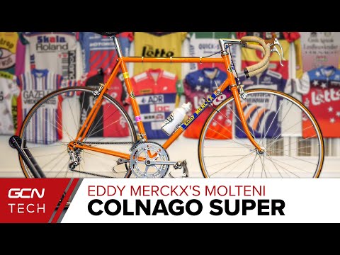 Eddy Merckx's Colnago Super - Moltenti Team Edition Race Bike | GCN Tech Retro Pro Bike