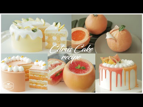 🍊5가지 시트러스 케이크 레시피 모음.zip🍊 : 5 Citrus Cake Recipe * 홈베이킹 영상 모음 Baking Video | Cooking tree