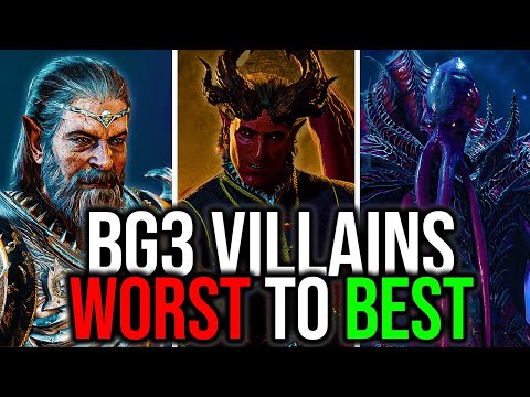 All Baldur's Gate 3 Villains RANKED Worst to Best