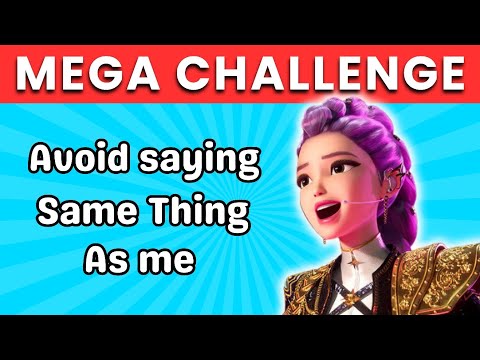 Avoid Saying The Same Answer As Me | Mega Challenge #4 | Don't Say What I Say | Quizzer Bee