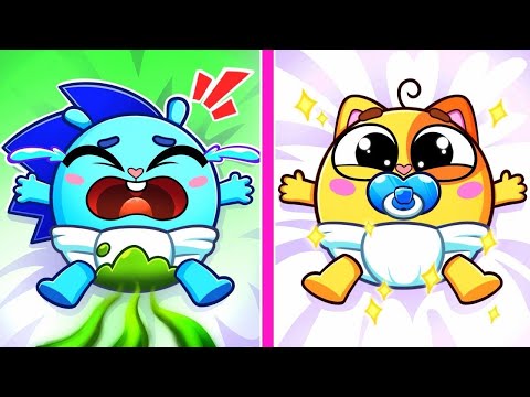 Oops! I Need a Diaper! 😳🍼 Funny Diaper Song for Kids | Learning Songs & Nursery Rhymes