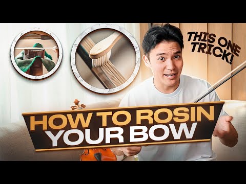 How to Rosin your Bow 🎻 [Get the BEST sound]