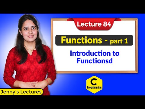 C_84 Introduction to Functions - part 1 | C Language Tutorials