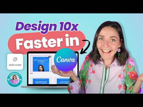 Create 20+ Canva Designs in ONE Click Using Bulk Create, Sheets + AI (2025 Canva Pro Tutorial)