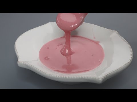 自制翻糖膏|树莓风冻糖霜|Homemade Raspberry Fondant Icing | Easy fondant icing recipe for beginners|