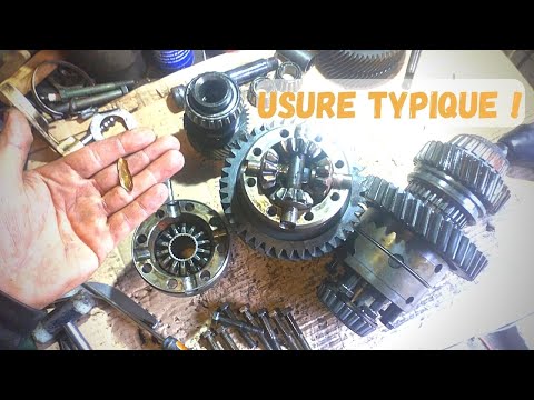 ⚙️Usure typique sur boîte de transfert LT230, Cales Bronze différentiel, pignons etc...(Land-Rover)🔧