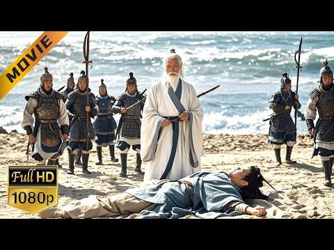 The bully looks down upon the white haired old man, unaware that he is actually the leader of Wudang