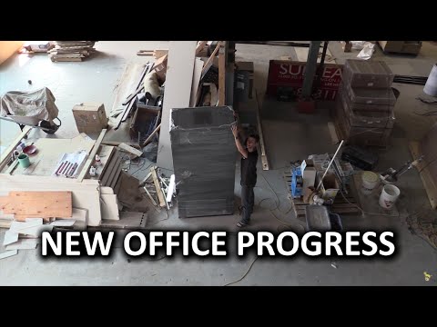 New Office Vlog #4 - MASSIVE Progress and LMG Arts & Crafts