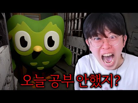 듀오링고 새한테 쫓기는 공포게임 ㄷㄷ