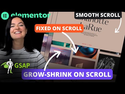 FIXED SCROLL IMAGE GALLERY WITH GSAP & SMOOTH SCROLL (LENIS) - Elementor container edition