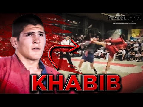 😱 Unbelievable Young Khabib Nurmagomedov Competes in Combat Sambo at the Age of 19!