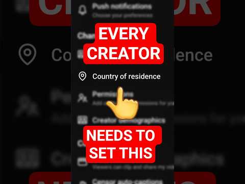 Update This YouTube Monetization Setting Now!