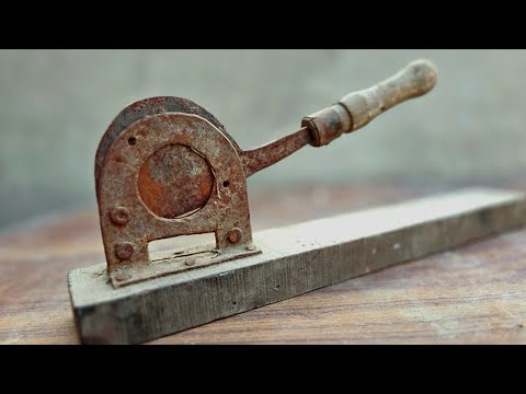 🔴Vintage Sugarcane Cutter Restoration | DIY Metal and Wood Restoration | Restoration Circle