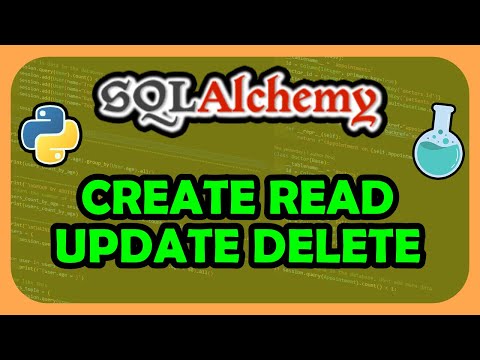 Python SQLAlchemy ORM -  CREATE, READ, UPDATE, DELETE Data