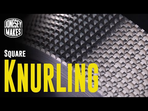 Square Knurling with no Knurling tool?