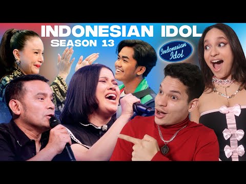Indonesia's BEST singing Competition! Waleska & Efra react to Indonesian Idol 2025