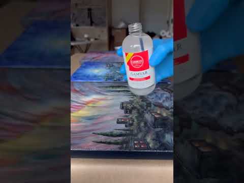 My spontaneous painting sold! #acrylicpainting #paintingtutorial #originalart