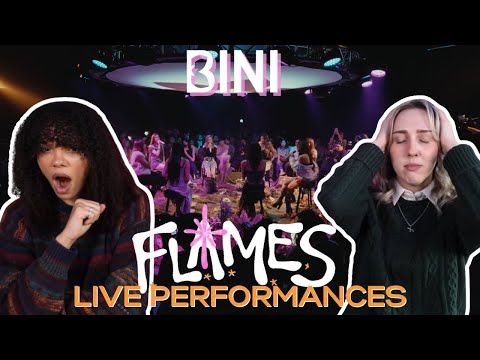COUPLE REACTS TO BINI 'Flames' Official Live Performances | Katabi, Paruparo, Infinity, & Bikini