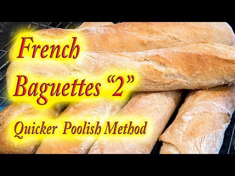 French Baguette "The quicker poolish method"